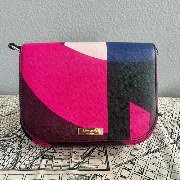 Kate Spade Multi- colored Color-block Crossbody - Picture 1 of 10